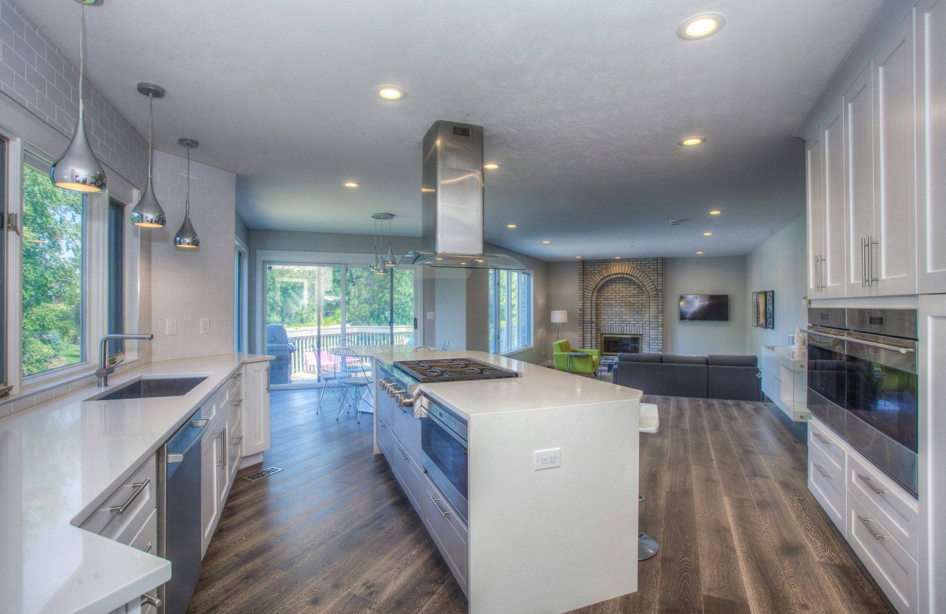 Modern kitchen with open layout